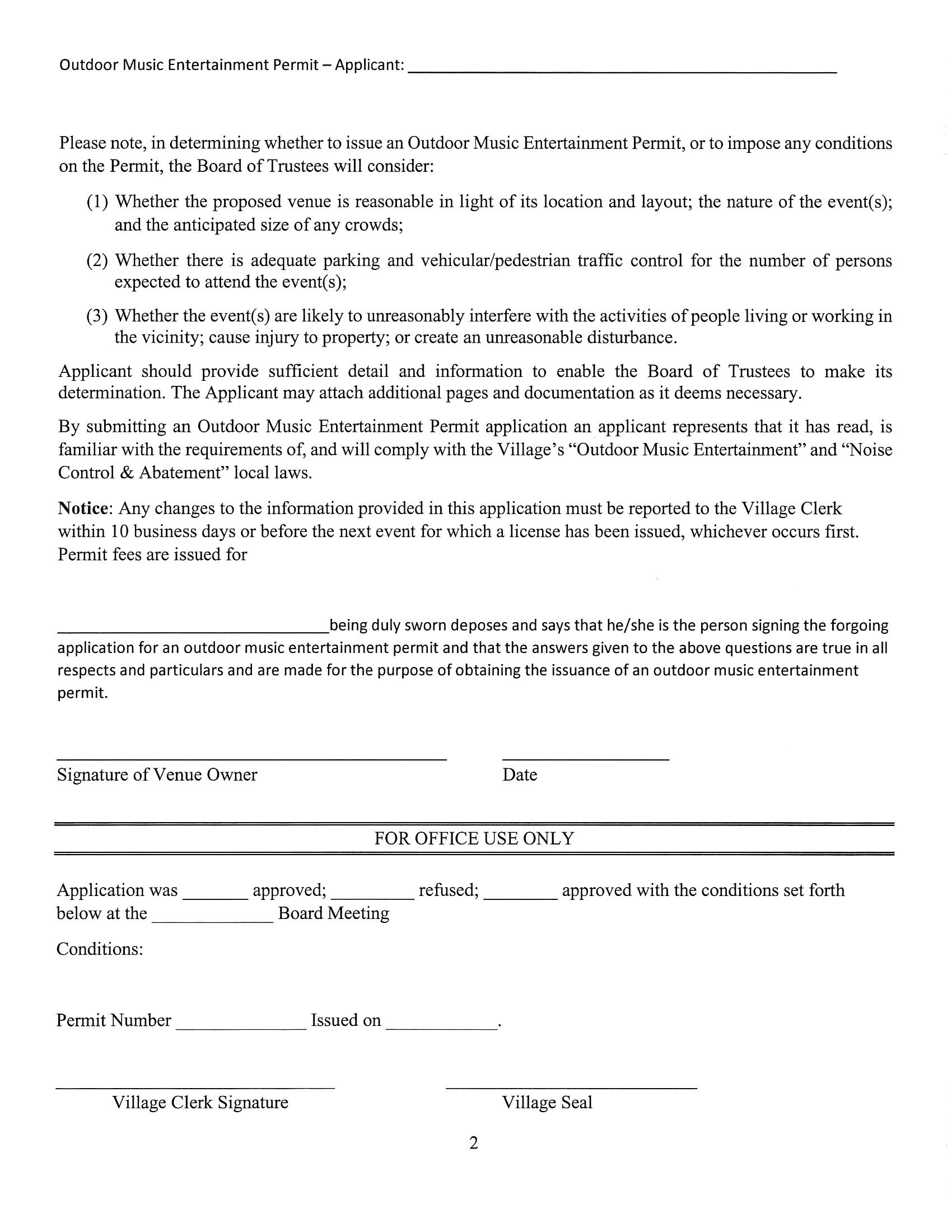 Outdoor Music Permit Pg 2